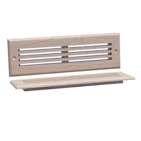 Designs Of Distinction 11.75"W Linear Style Toe Kick Vent - White Oak 01992210WK1